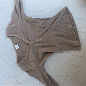 Tna aritzia Xmas waffle shirt